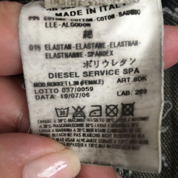 Diesel Rokket Black Jeans - Picture 7 of 11